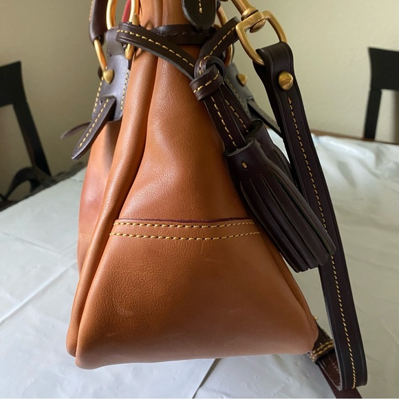 Dooney & Bourke Natural Florentine Small Stanwich Satchel - Picture 5 of 14